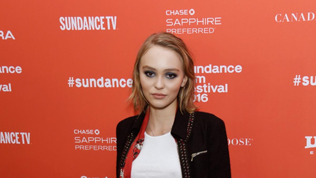 Lily-Rose Depp en el Festival de Cine de Sundance