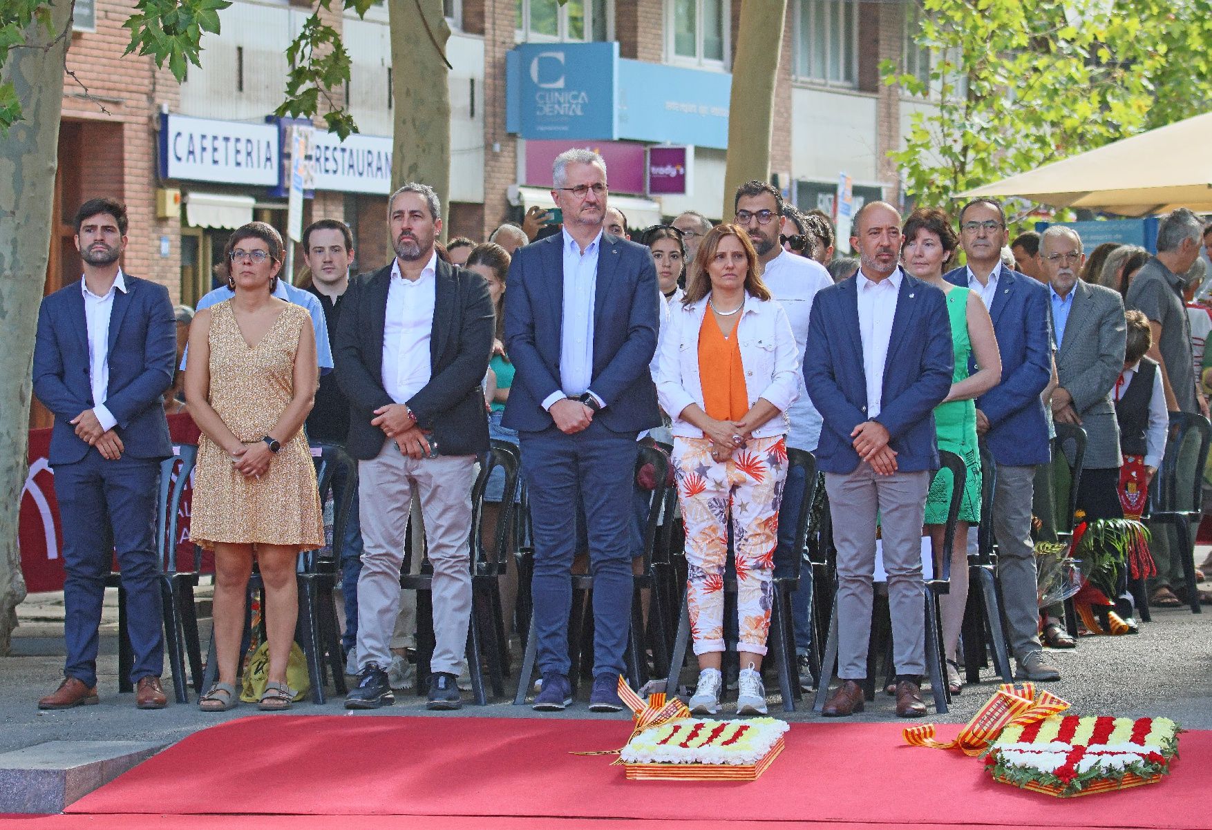 Així ha estat l'acte institucional per la Diada a Manresa