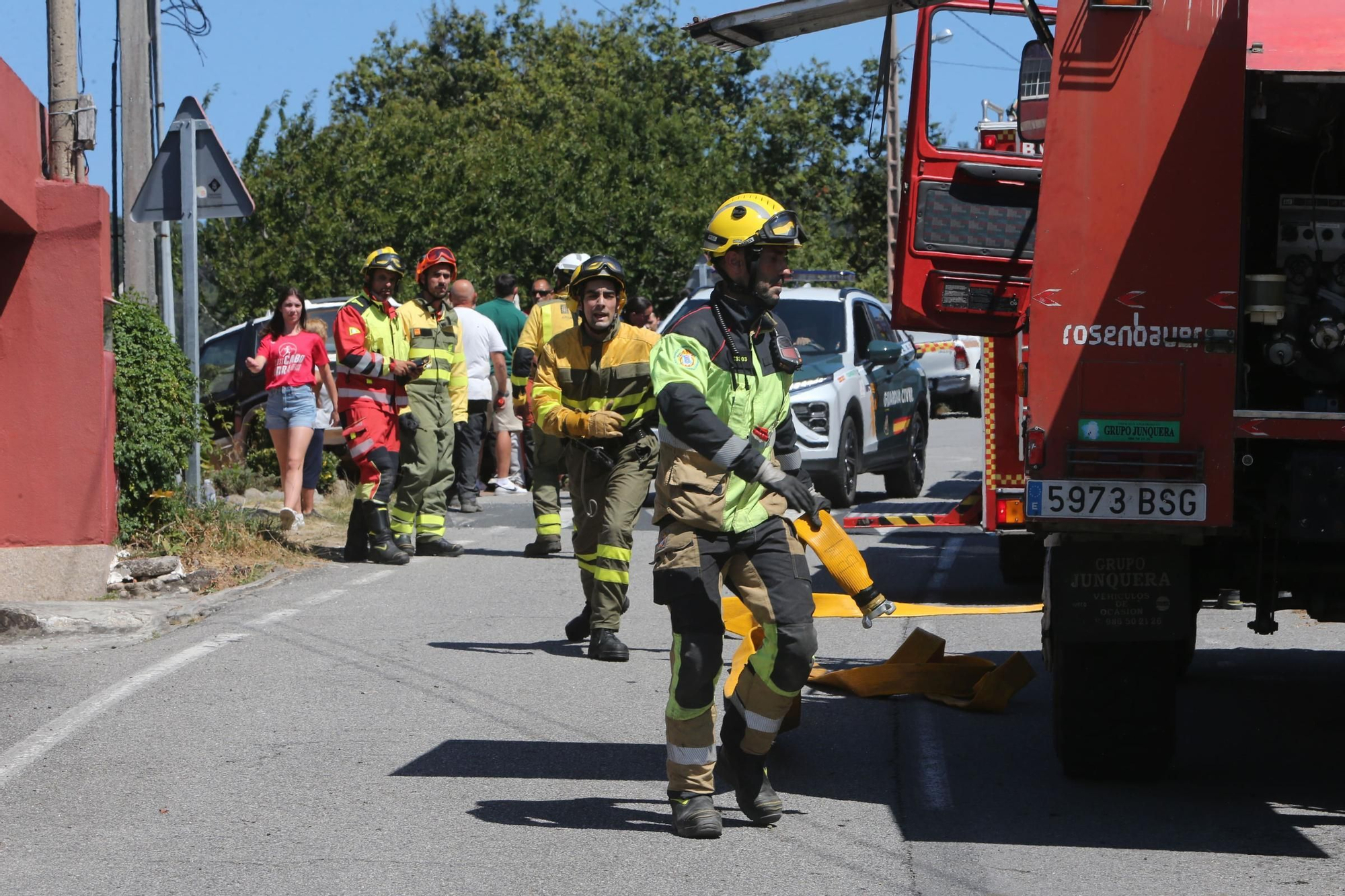 Segundo incendio en dos días en Bueu (I)