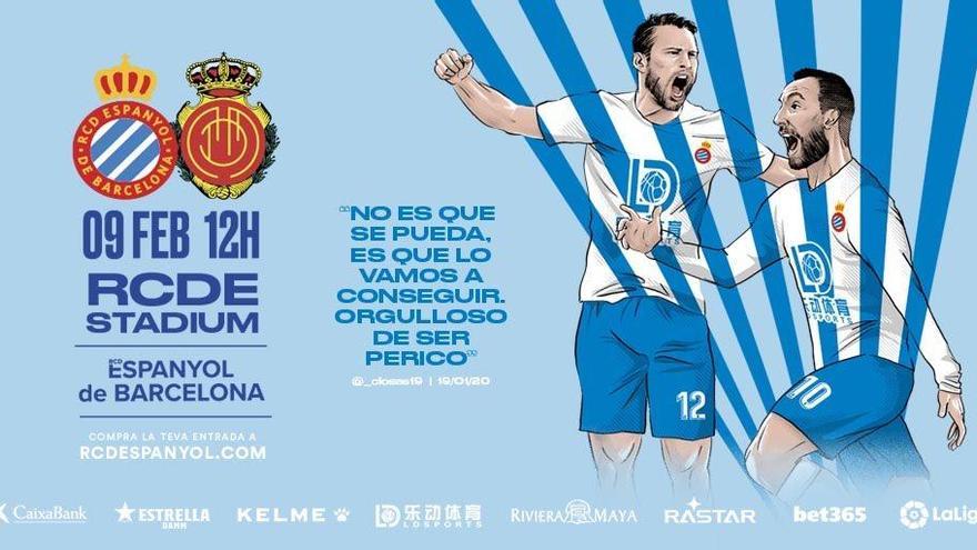 El Espanyol cuelga el cartel de no hay billetes.