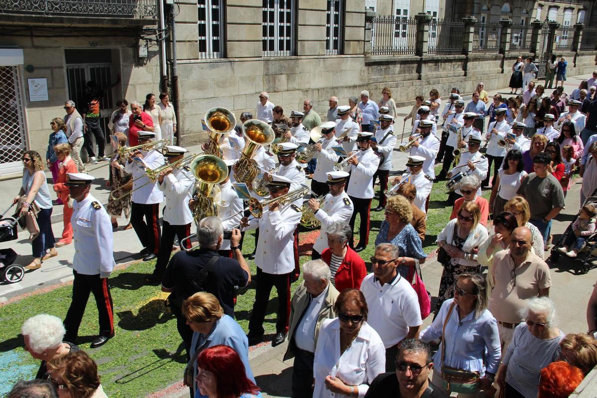 La celebración del Corpus en Marín.