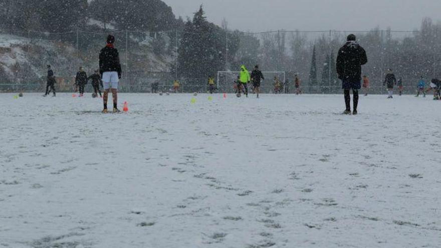 Nieve en Zamora.