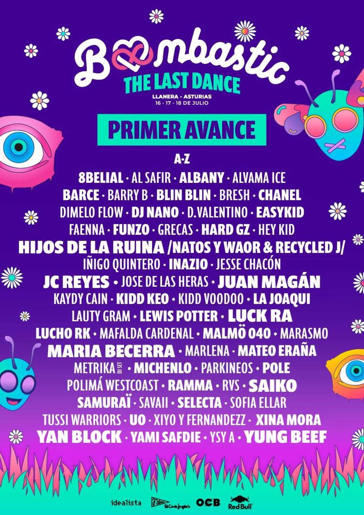 El cartel del "último baile" del Boombastic