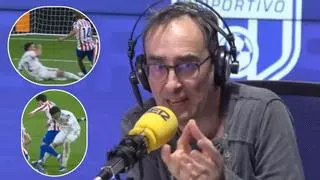 Iturralde González no se corta y se pronuncia sobre el penalti no pitado de Carvajal a Llorente y la roja a Valverde
