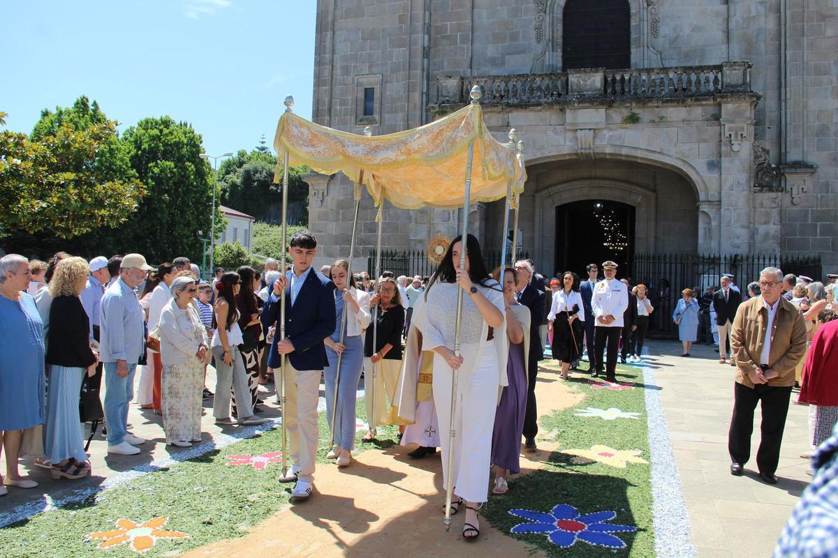 La celebración del Corpus en Marín.