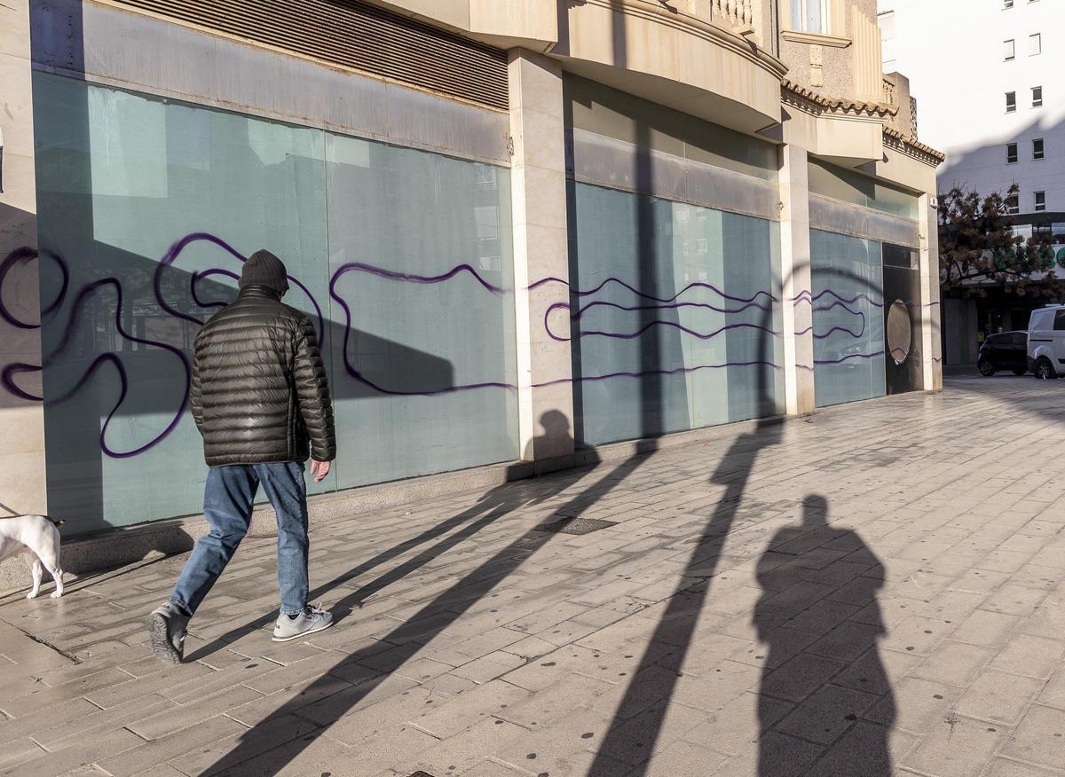 Pintadas en otro inmueble que fueron realizadas con anterioridad.