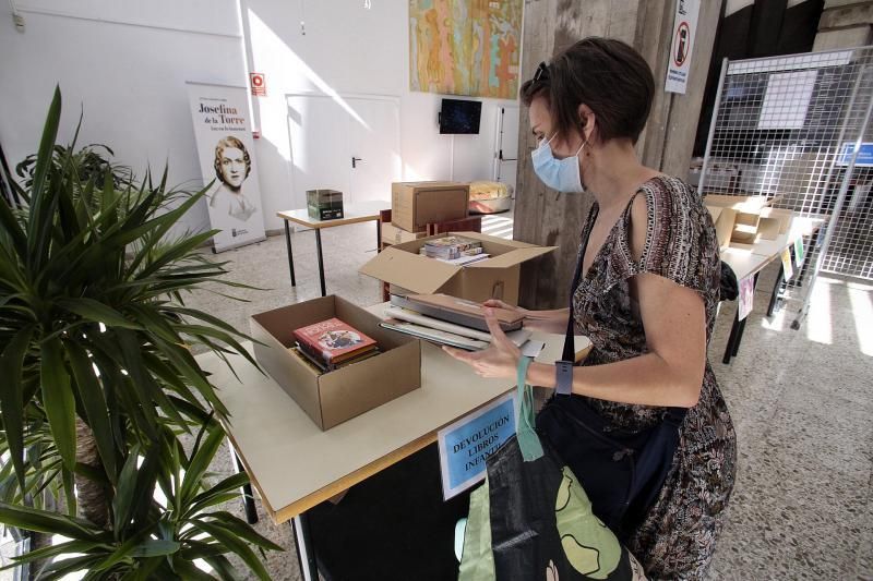 Apertura de las bibliotecas | 25/05/2020 Biblioteca de la Casa de la Cultura en Santa Cruz de Tenerife   | 25/05/2020 | Fotógrafo: María Pisaca Gámez