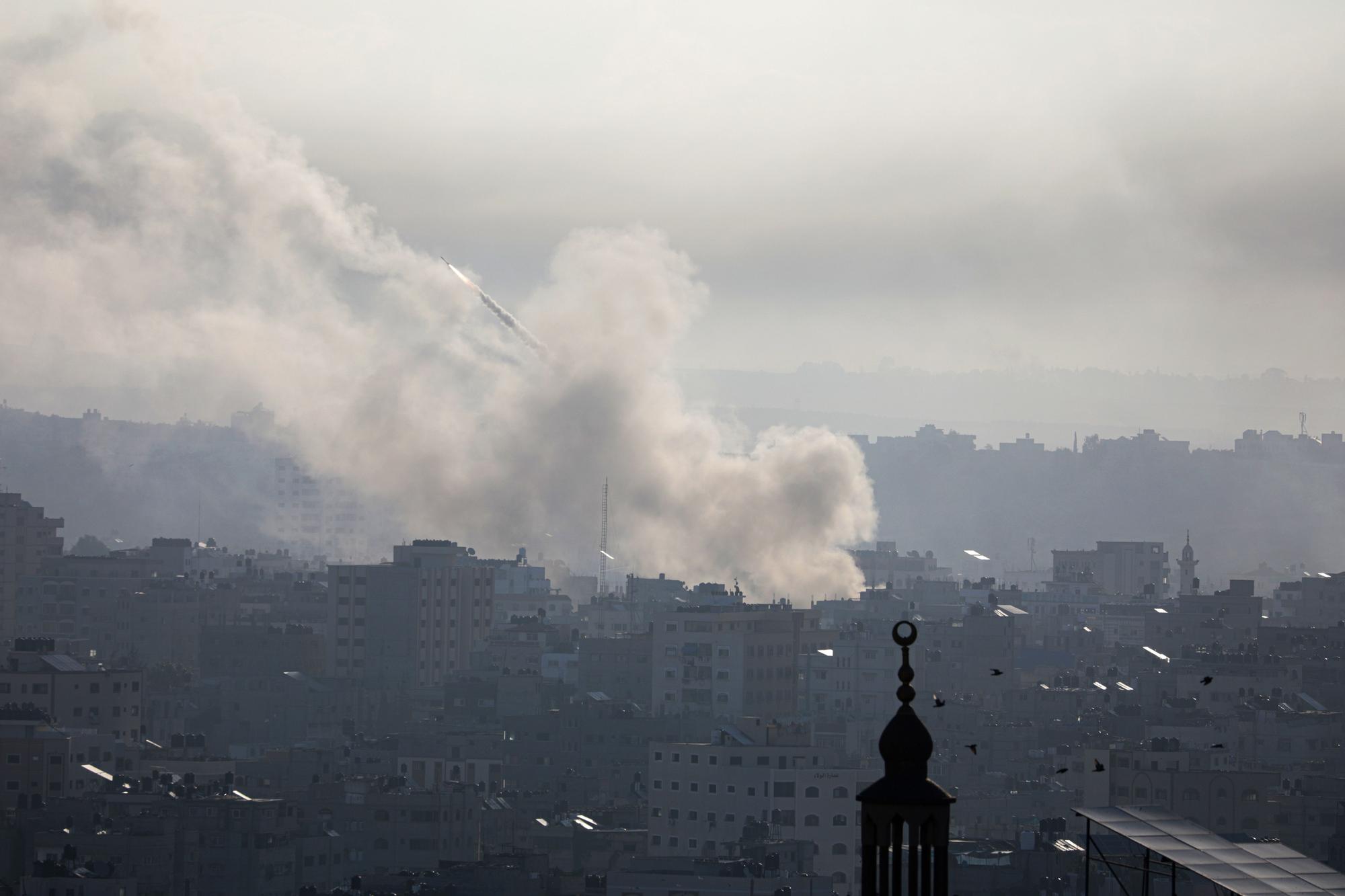 Rocket launches on Israel from Gaza