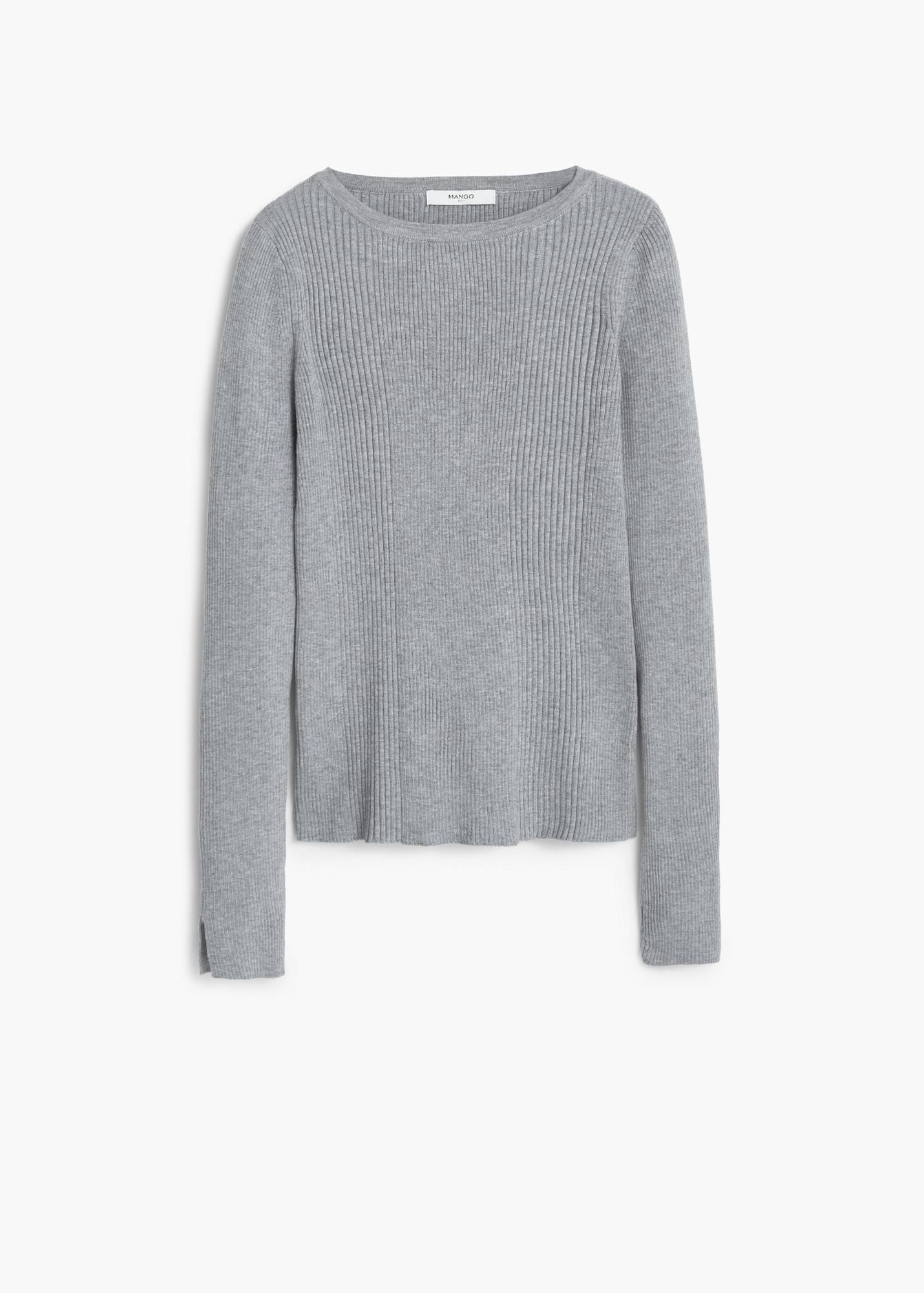 Cómo combinar el suéter: jersey de canalé de Mango