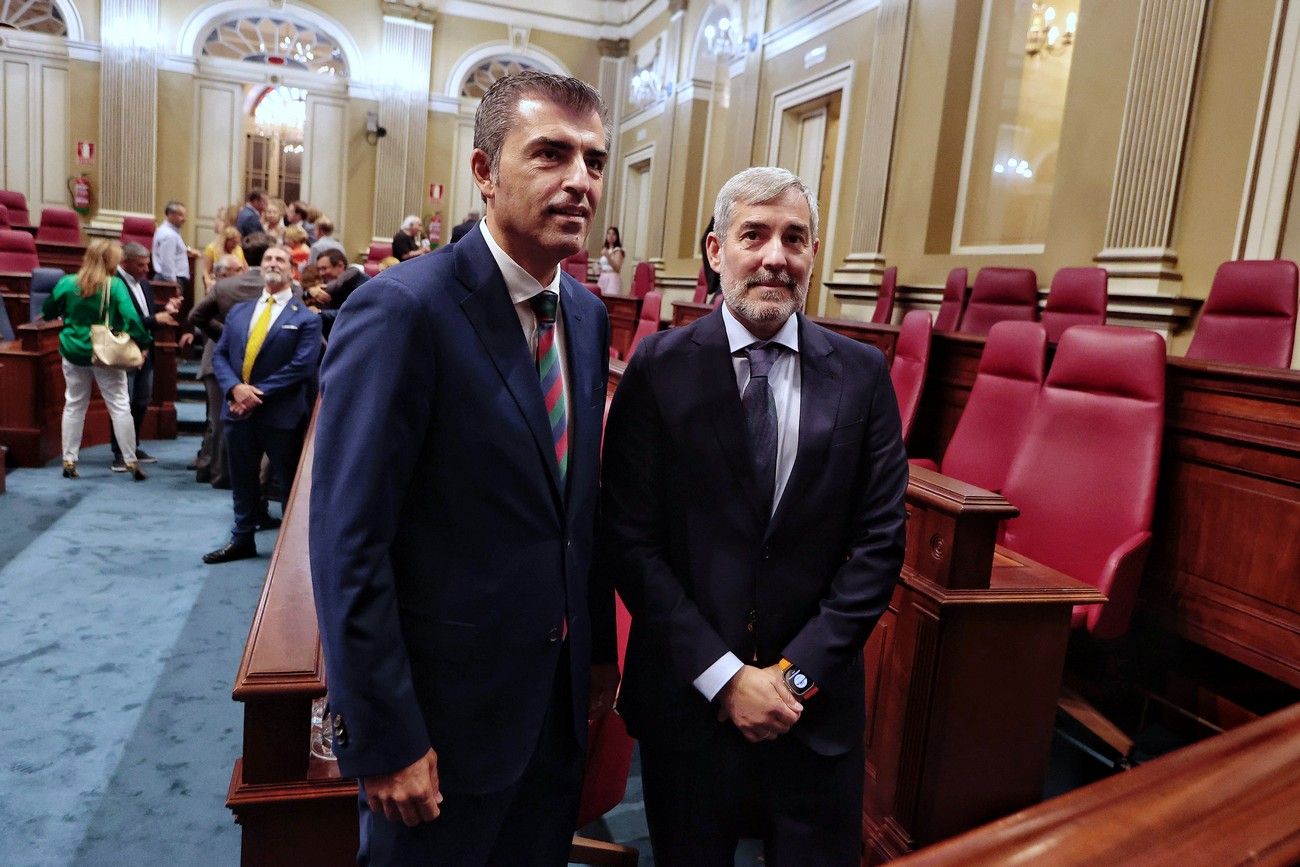 Segunda sesión del debate de investidura en el Parlamento de Canarias