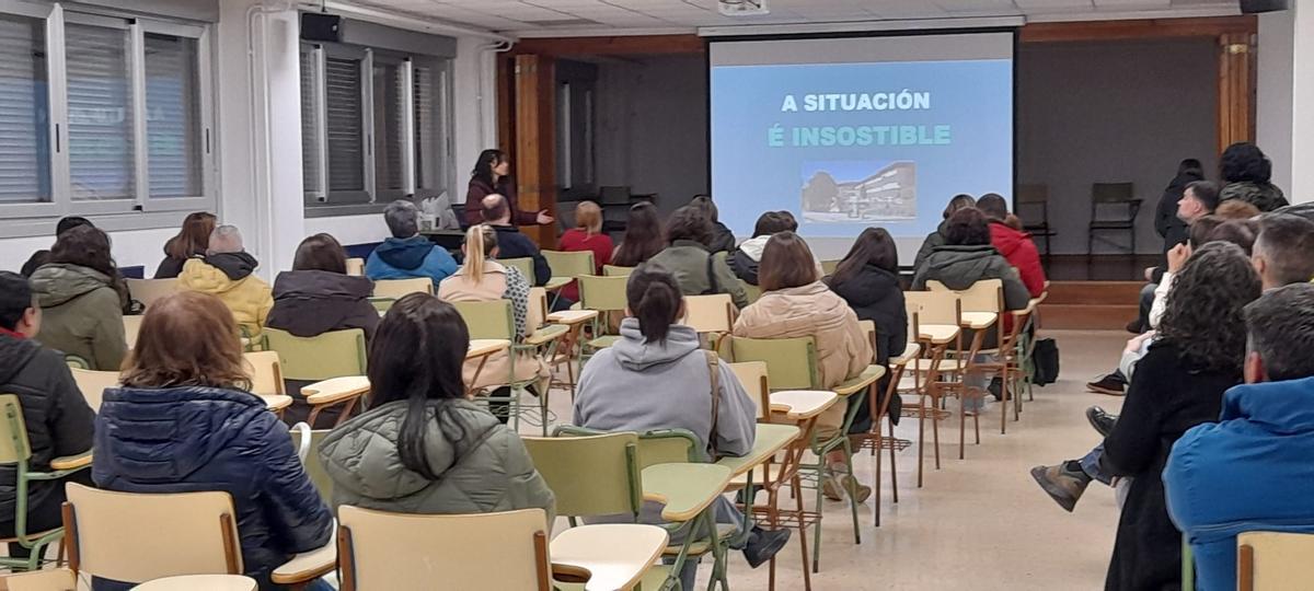 Asamblea en IES Manuel García Barros