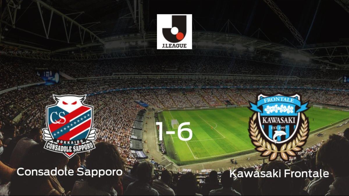 El Kawasaki Frontale se pasea frente al Consadole Sapporo sin apenas obstáculos (1-6)