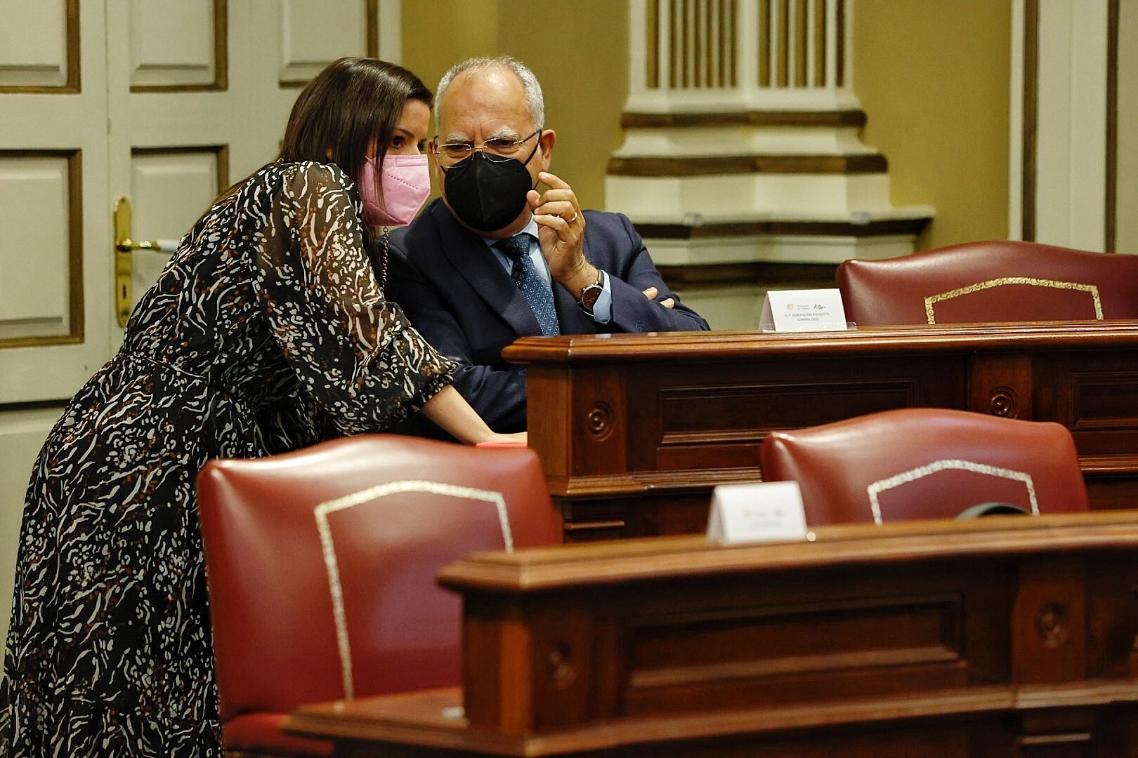 Pleno en el Parlamento de Canarias (9/2/21)