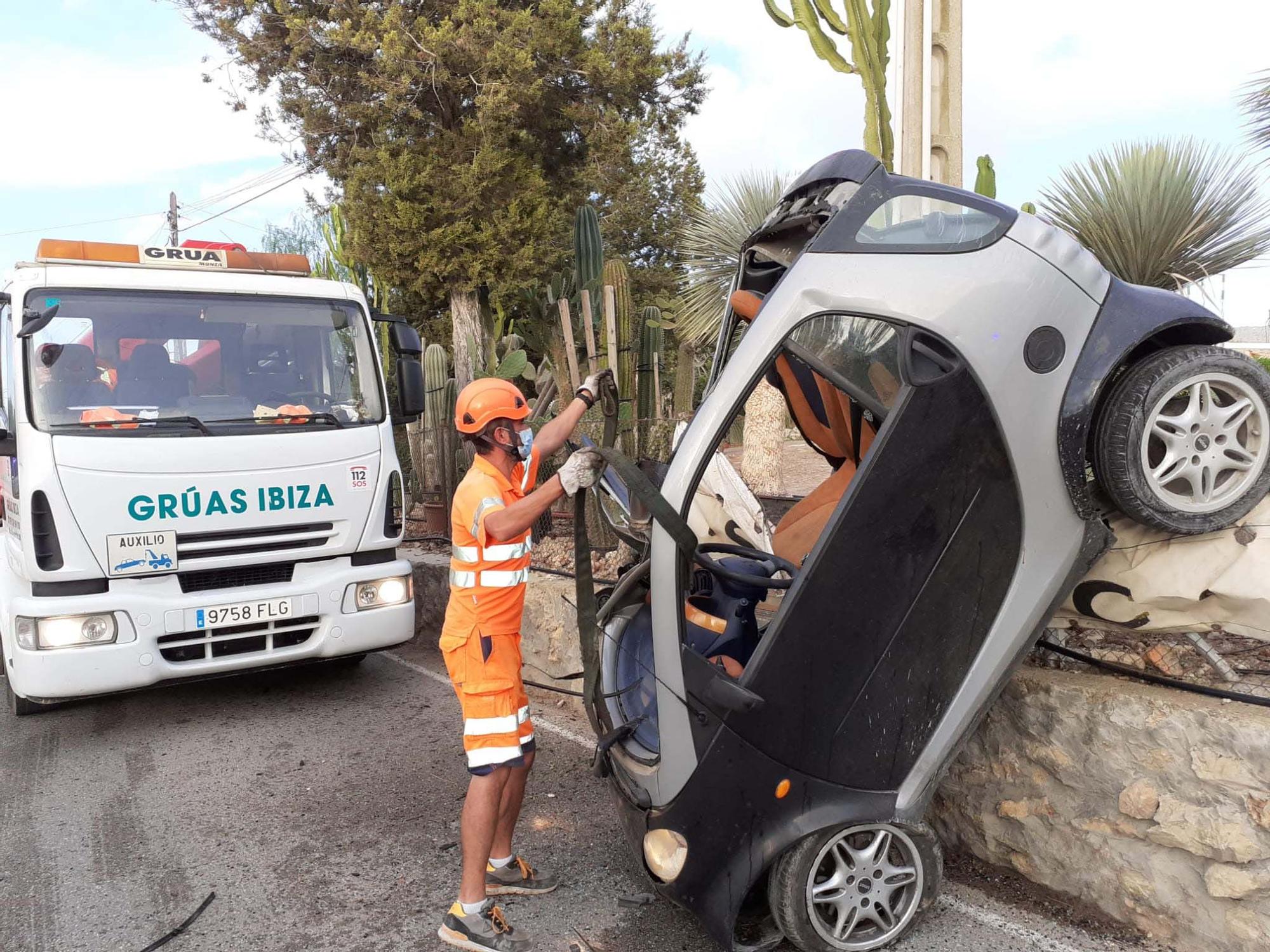 Accidente de tráfico carretera Porroig