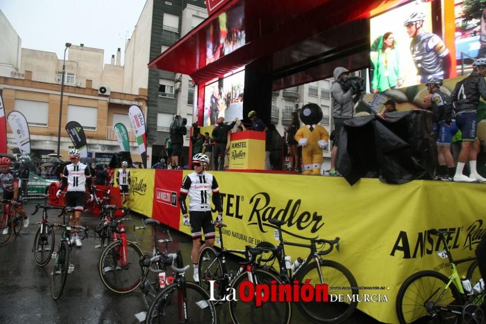 Salida de la Vuelta Ciclista a España desde Lorca