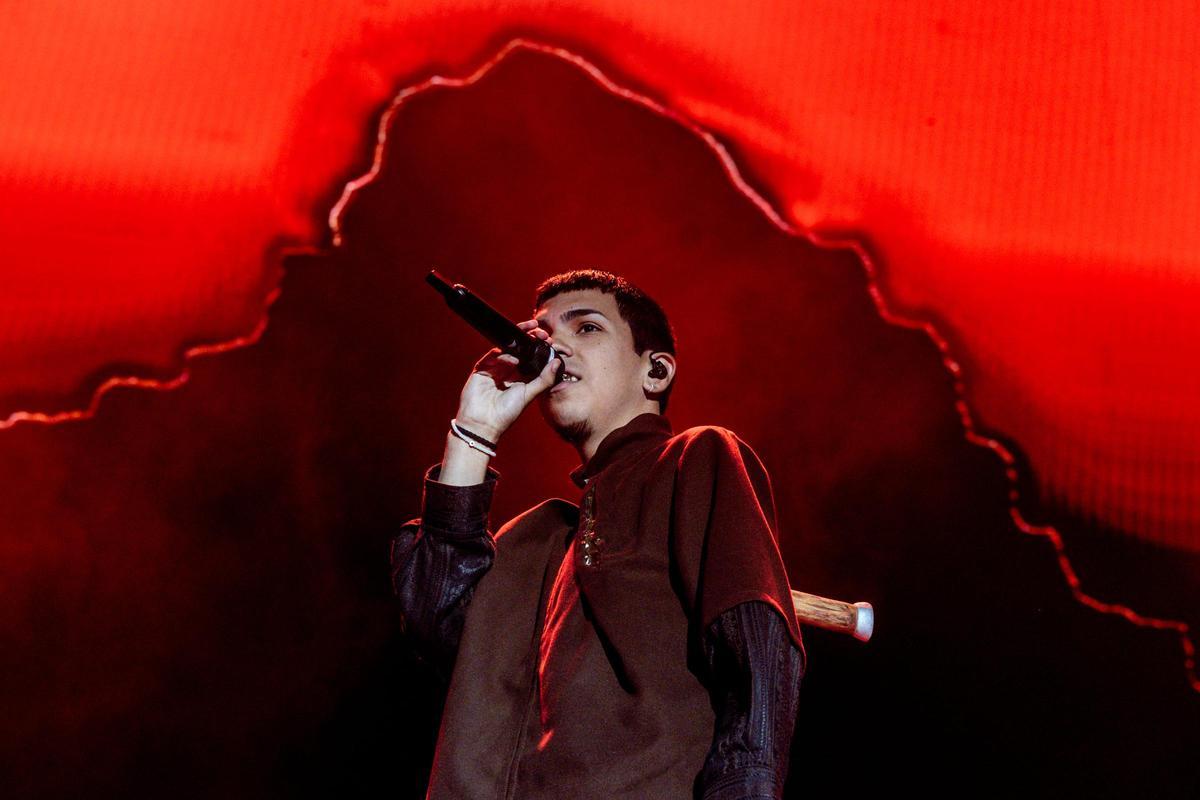 Milo J, en el Movistar Arena de Madrid.