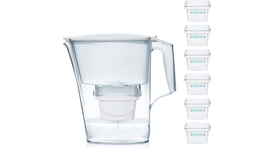 Brita Jarra con filtro de Agua Filtrada 3,5L,1 cartucho Maxtra+,reduce cal  cloro