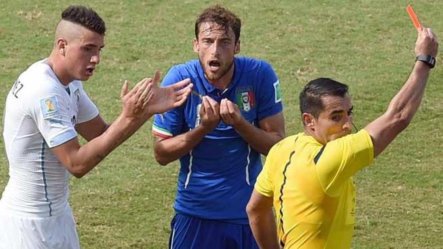 Marchisio, expulsado en el último Mundial.