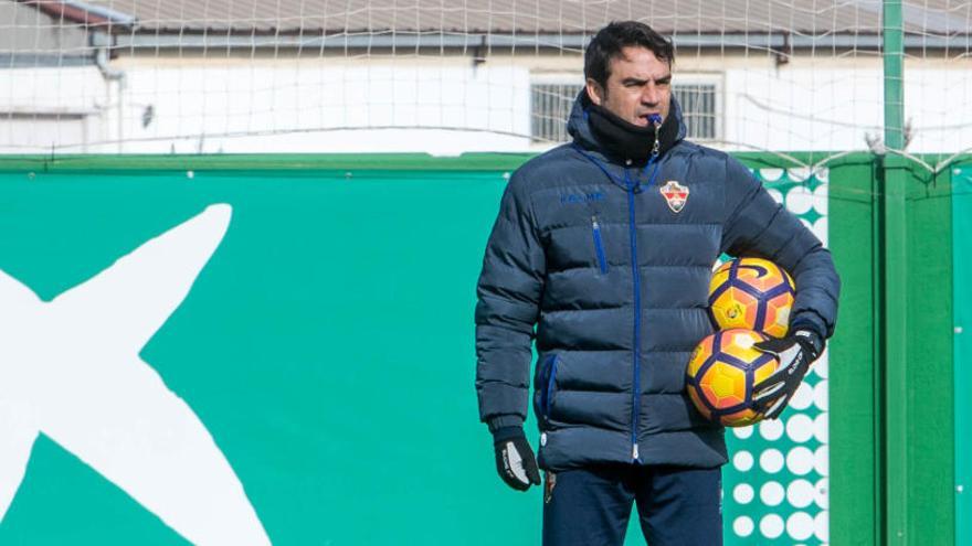 Alberto Toril, en el entrenamiento