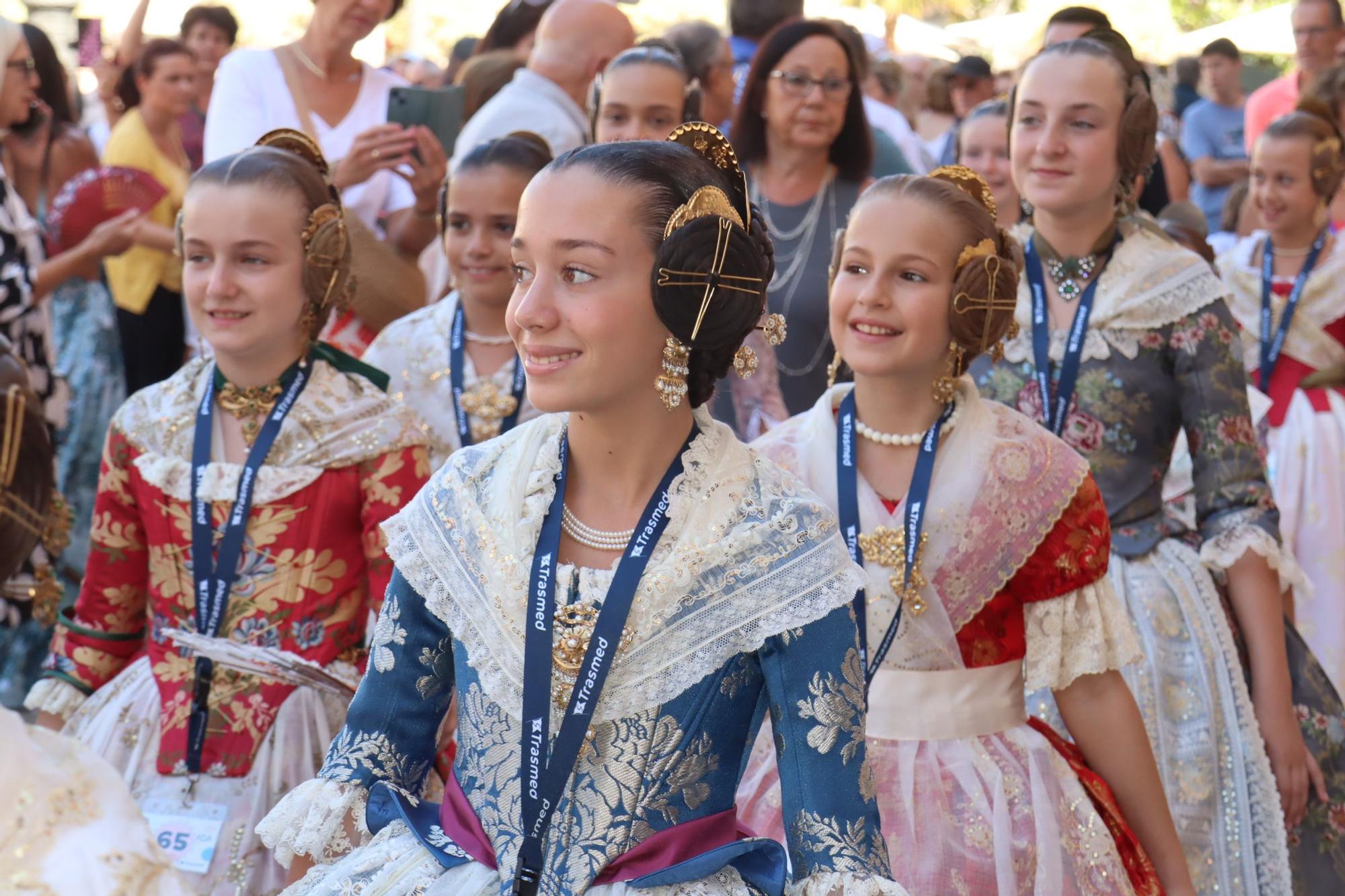 El centro de València recibe a las candidatas a Fallera Mayor Infantil 2025
