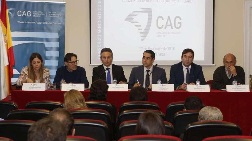 La sede de Asime acogió la asamblea general del Consorcio Aeronáutico Gallego (CAG). // Ricardo Grobas