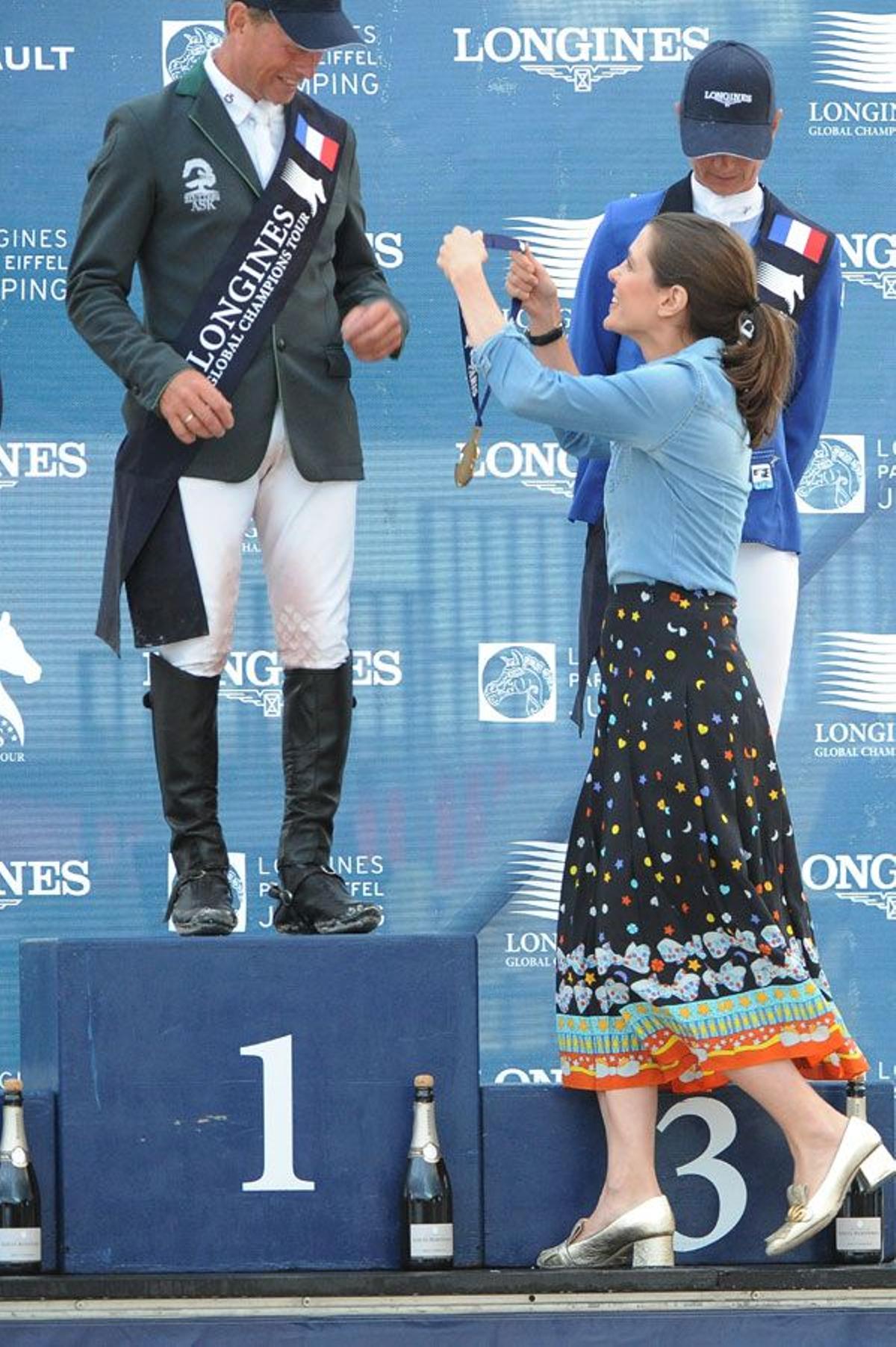 Carlota Casiraghi, en la entrega de trofeos del Torneo de Saltos 'Longines'