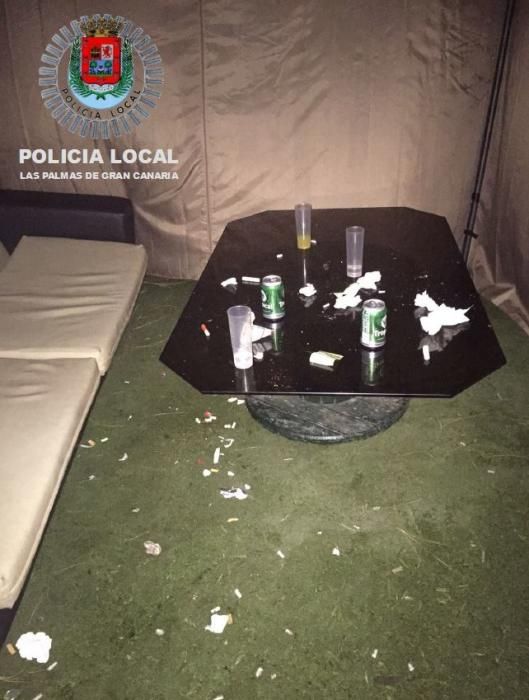 Fiesta ilegal paralizada por la Policía Local en Almatriche