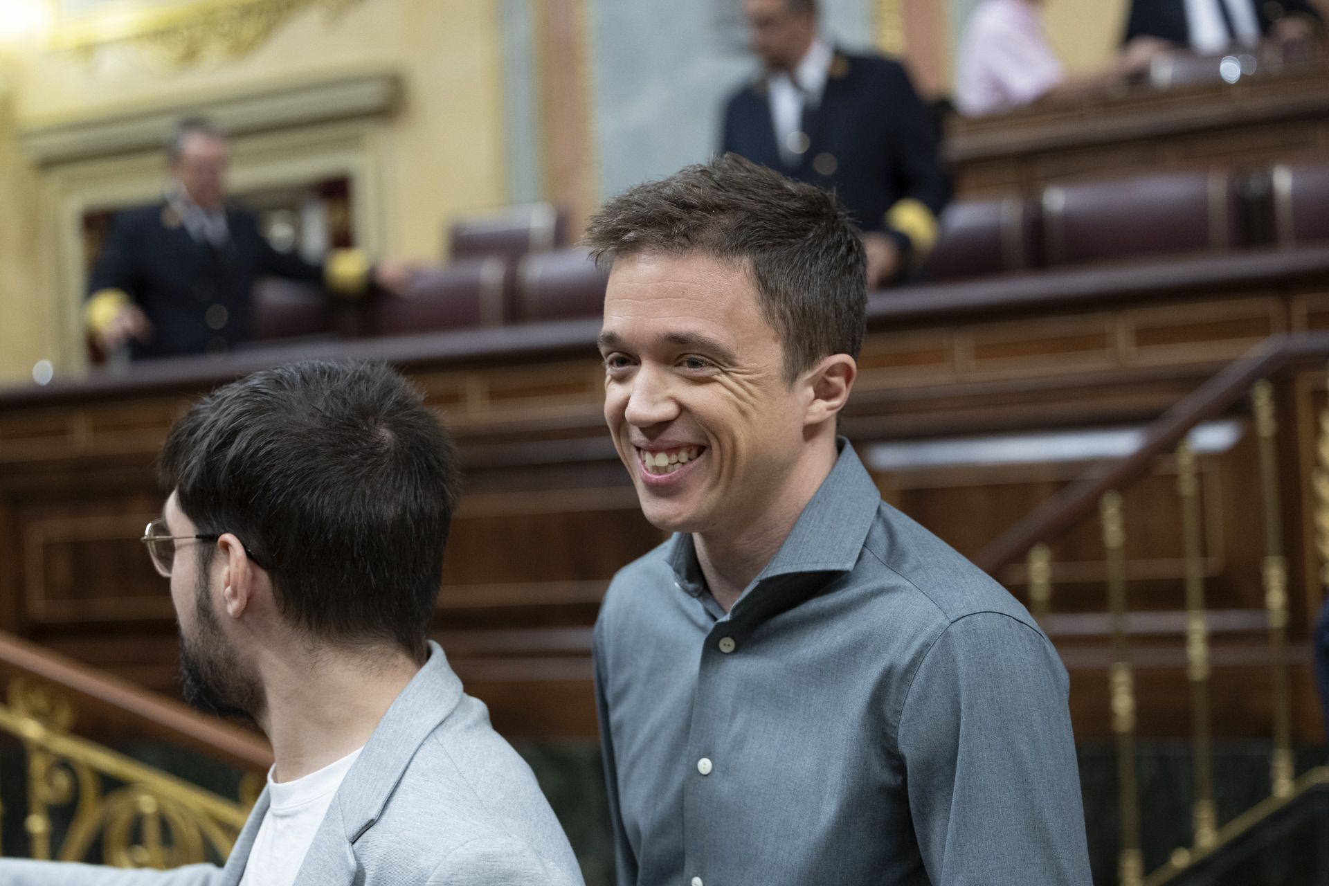 Errejón en una de sus comparecencias