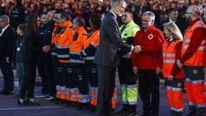 Visita dels Reis als afectats i a la zona zero del foc | C