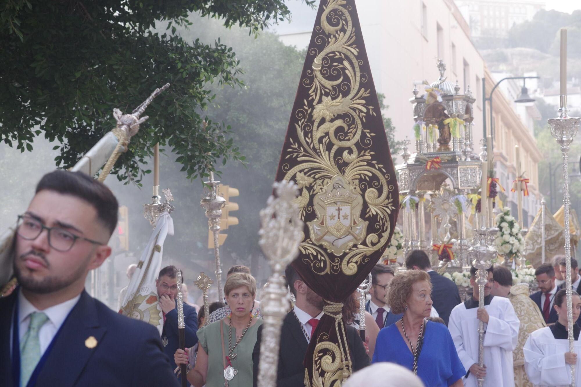 Imágenes de la procesión del Corpus, en Pedregalejo