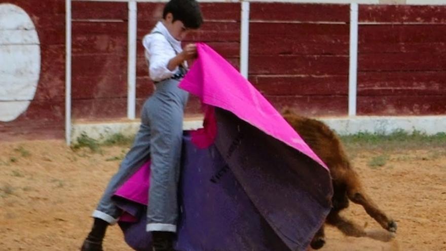 Un niño torero de 12 años de Sagunt despierta el interés en México