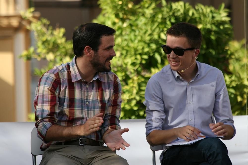 26J: Mitin de Unidos Podemos en la plaza de la Merced