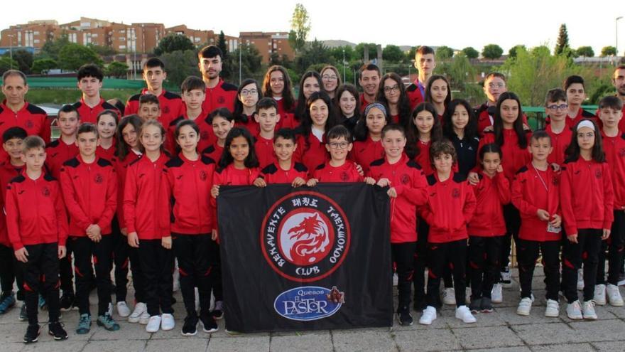 El taekwondo de Zamora y Benavente regresa de Plasencia con 25 medallas en el bolsillo