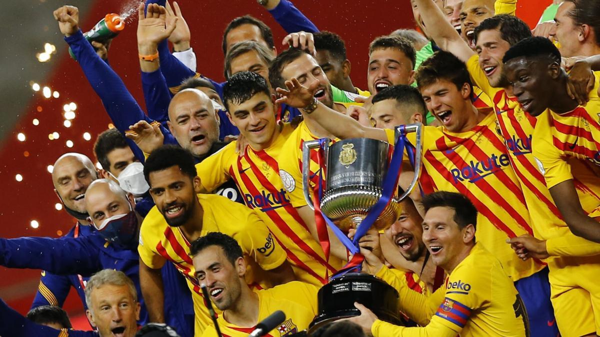 El Barça conquistó la Copa del Rey 2021