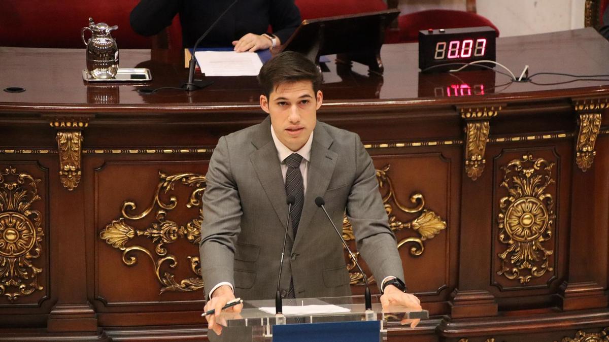 Borja Sanjuan, portavoz socialista en el Ayuntamiento de València.