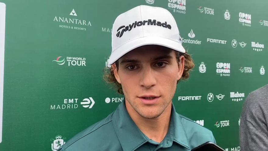 Ángel Ayora dice que irá a por todas en la ultima jornada del Abierto de España de Golf