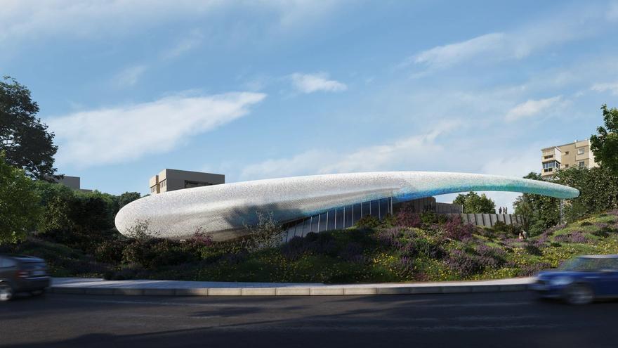 Una gota d&#039;aigua, l&#039;emblema del futur CaixaForum de Màlaga