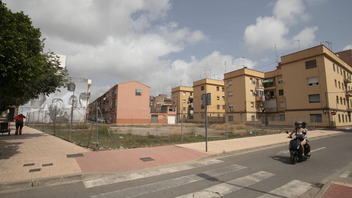 Parcela del PAI Gerencia donde se construirán 55 VPP.