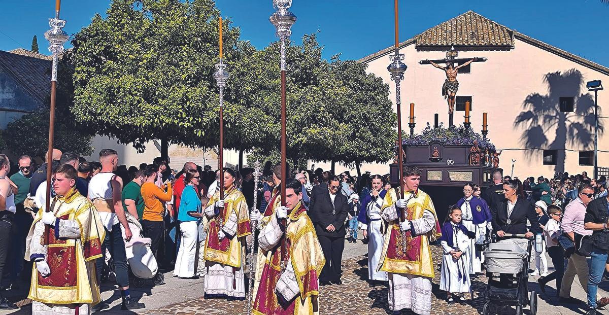 Santísimo Cristo de la Agonía, paso de misterio cuya procesión tiene lugar el cuarto domingo de cuaresma.