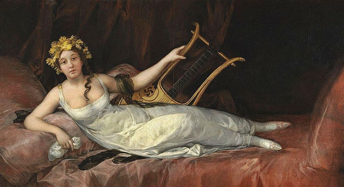 Lienzo ‘La marquesa de Santa Cruz’, de Goya.