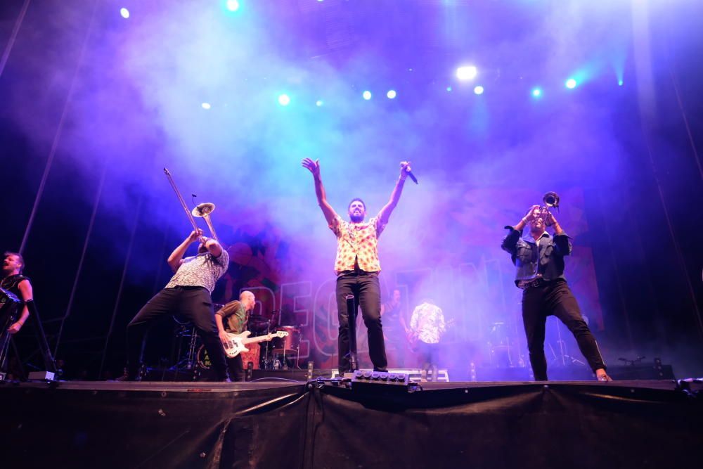 La Pegatina actúa en el festival Rabolagartija