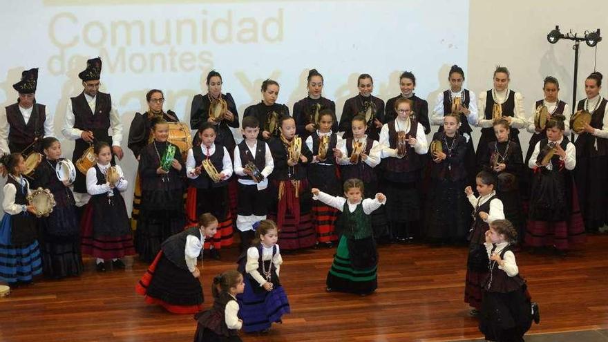 Una de las actuaciones de Vides Novas en su festival folclórico. // Gustavo Santos