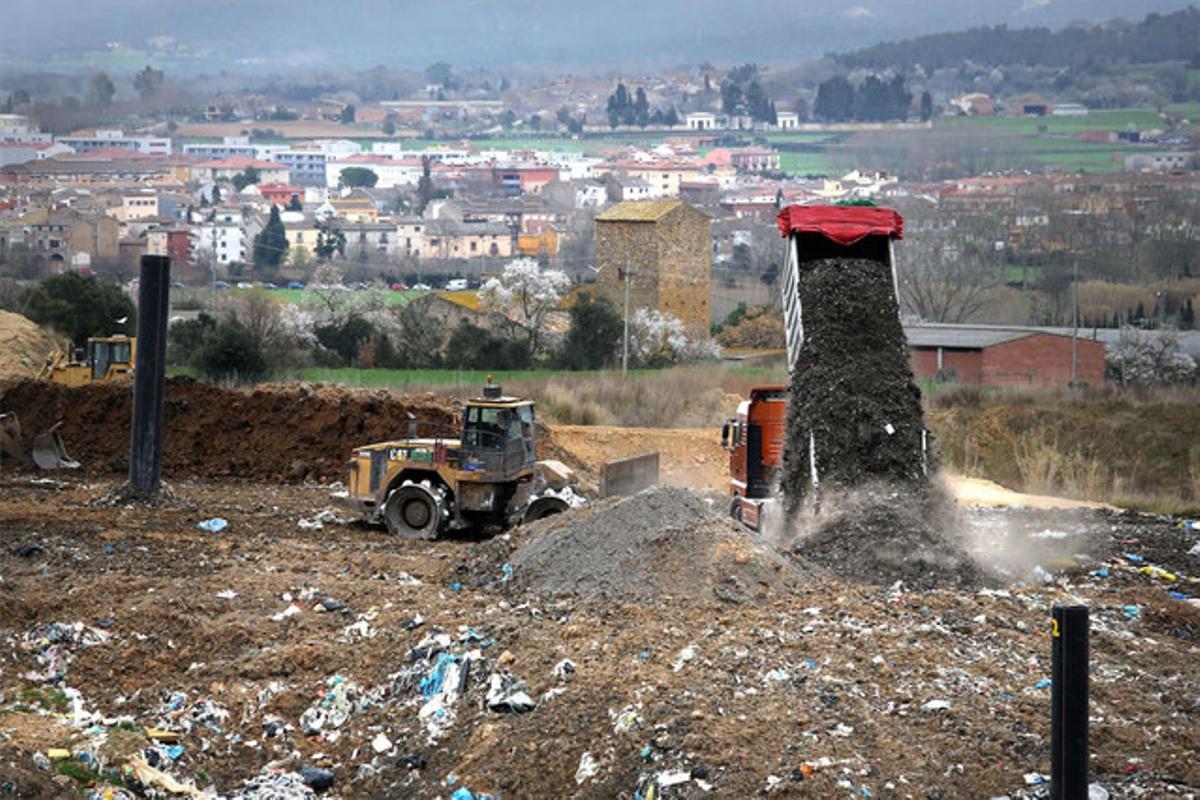 L’abocador de Vacamorta, en una foto feta a principis del 2014.