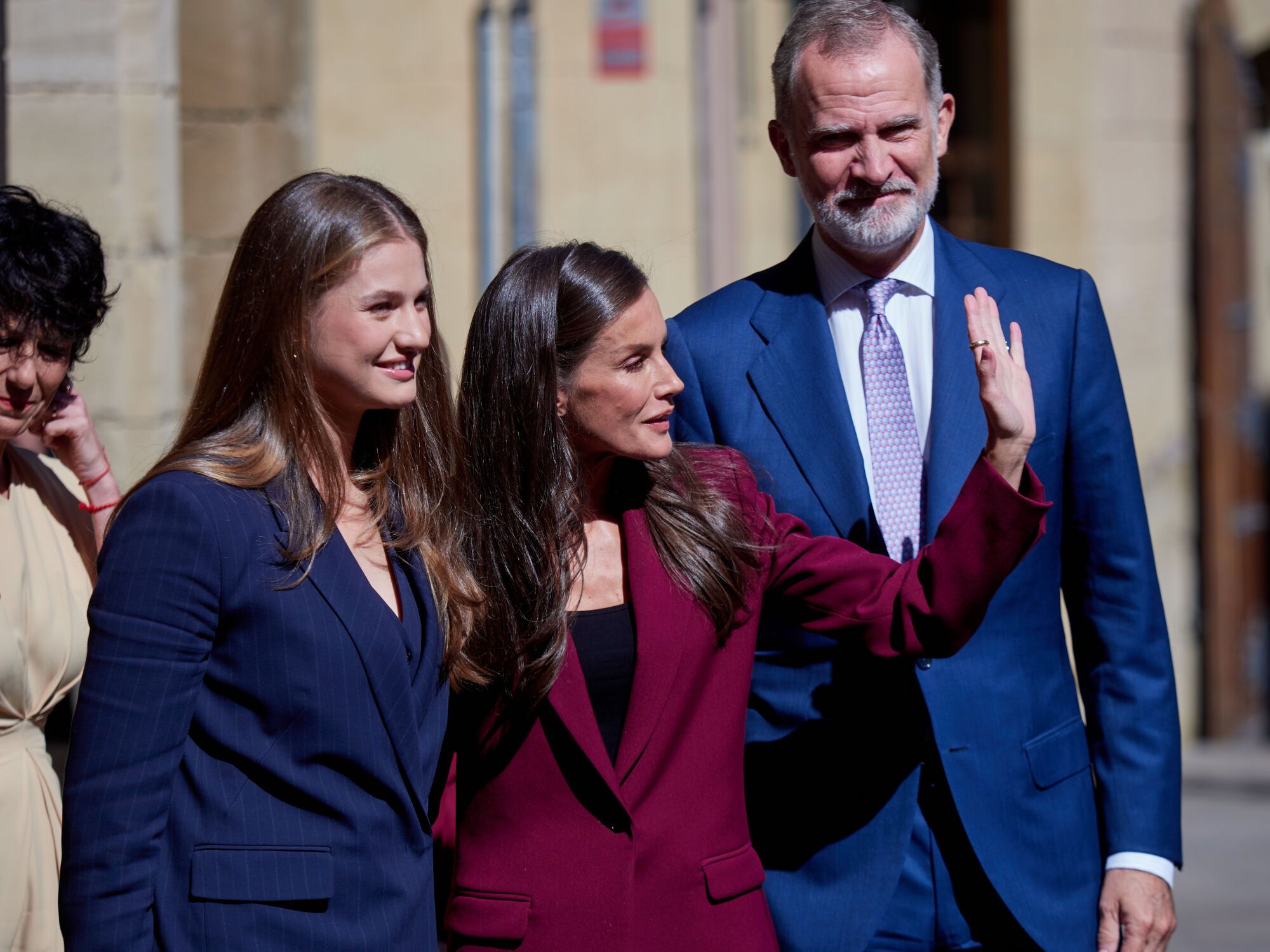 EN IMÁGENES: Leonor se da un baño de multitudes en su estreno como Princesa de Viana