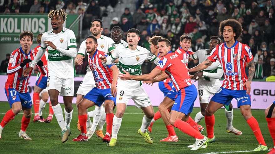 El Atlético de Madrid-Elche ya tiene horario