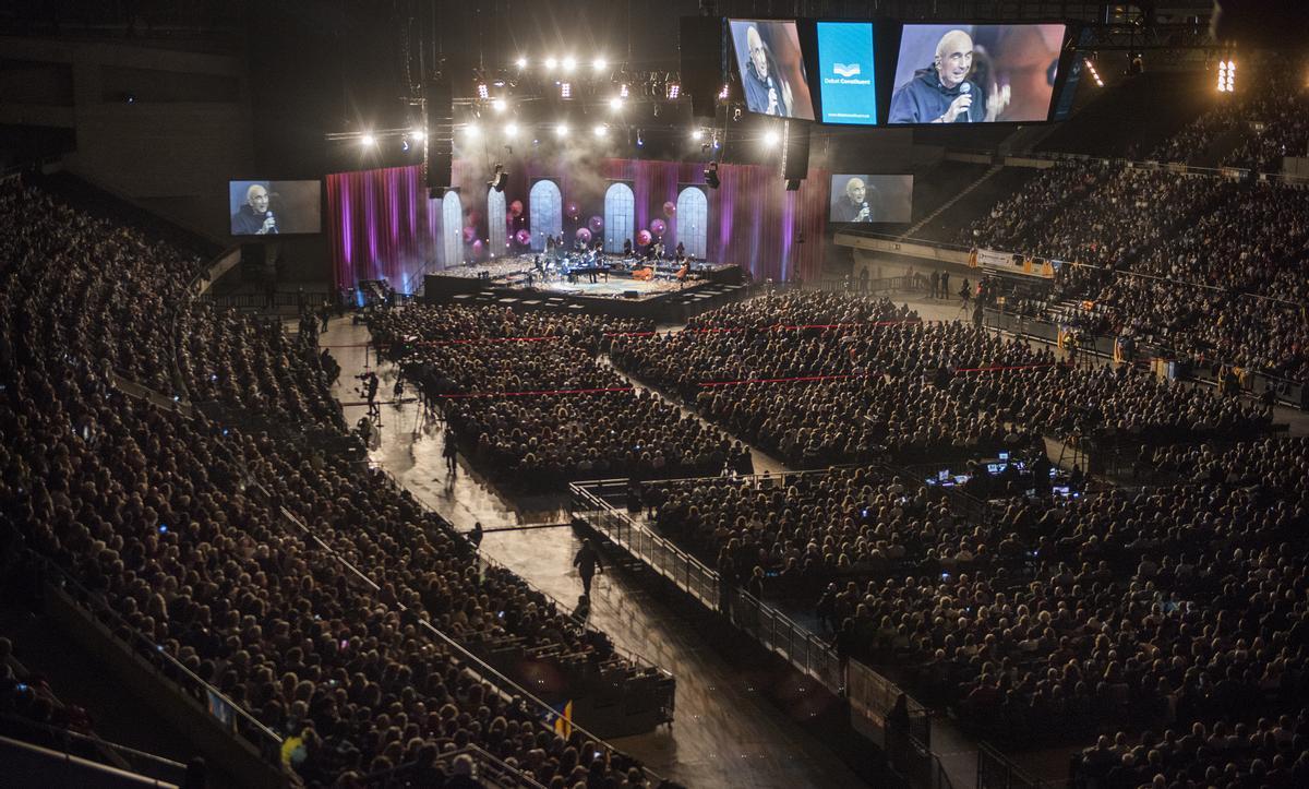 Lluís Llach, 15 años después en el Palau Sant Jordi