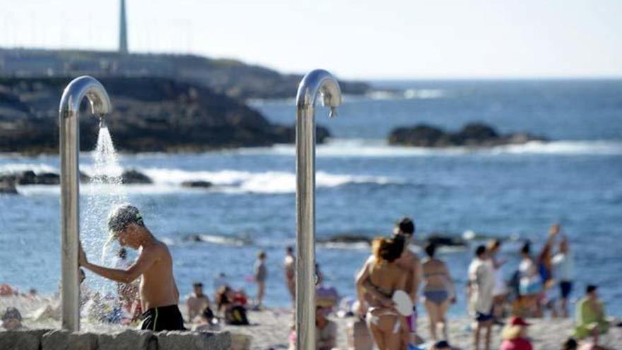 Playa de Riazor, en A Coruña.