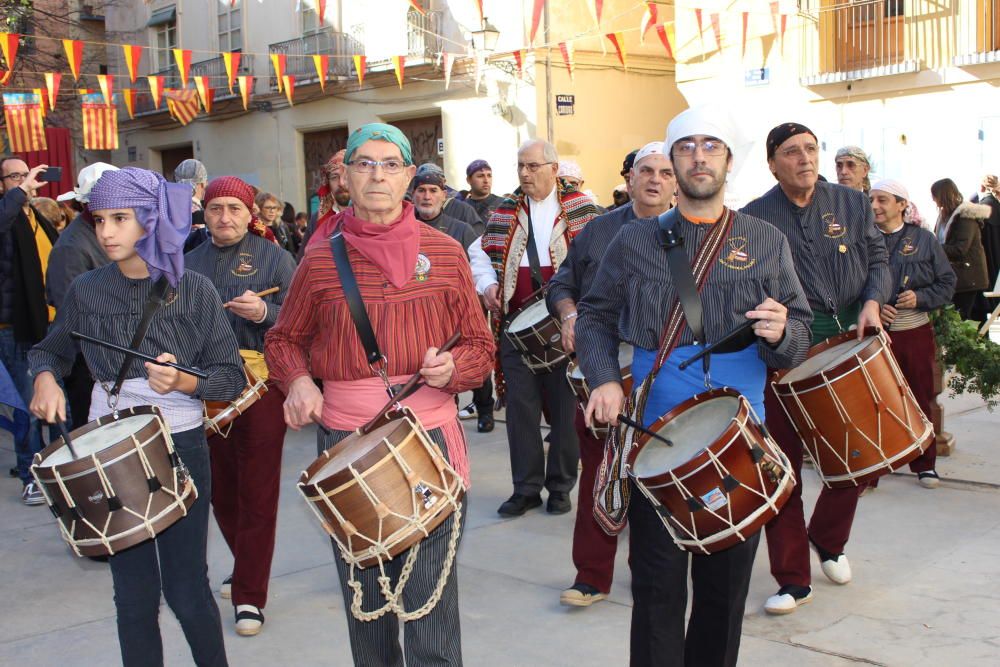 Fiesta fallera decimonónica para celebrar el aniversario del Patrimonio