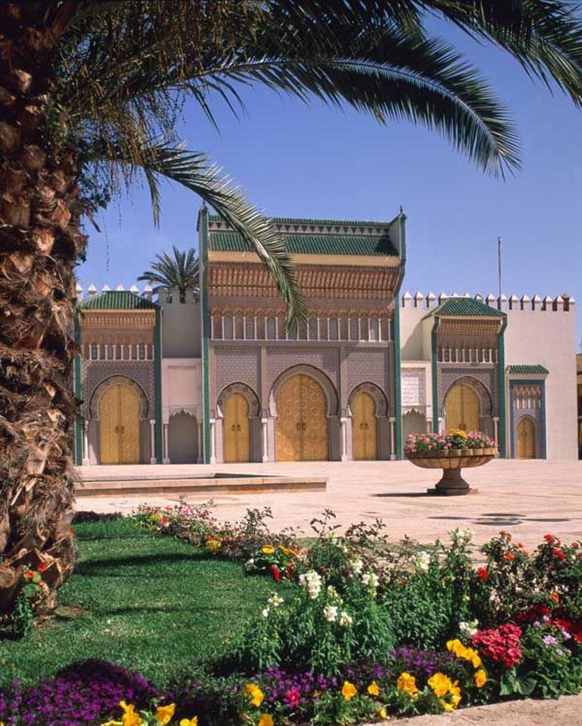 Exterior del Palacio Real de Fez.