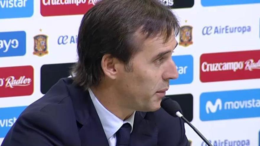 Lopetegui: "Piqué se parte el alma aquí, no tengo dudas con él"